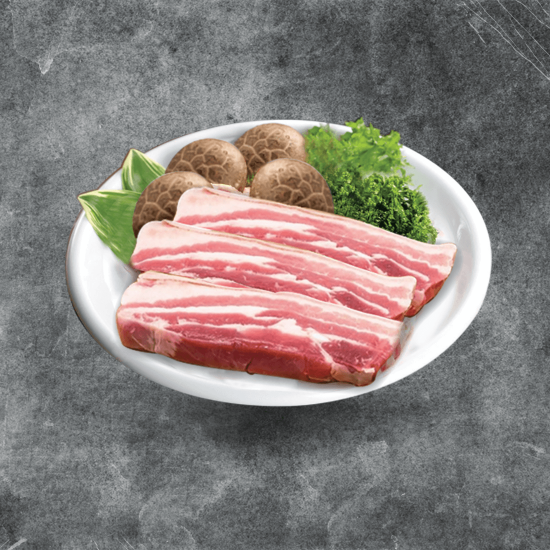Thịt ba chỉ lợn đen